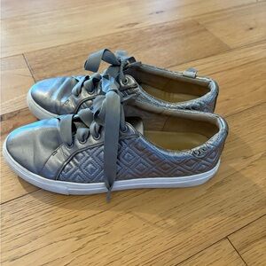 Tory Burch Quilted Leather Sneakers